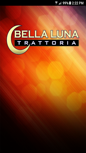 Android application Bella Luna Trattoria screenshort