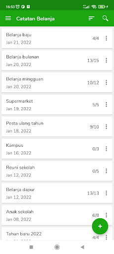 Catatan Belanja Harian Screen 2