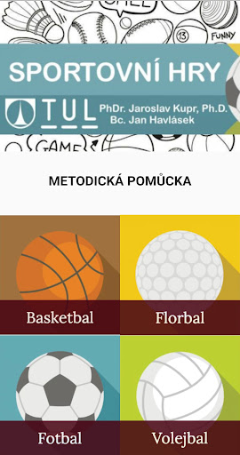 Android application Sportovní hry screenshort