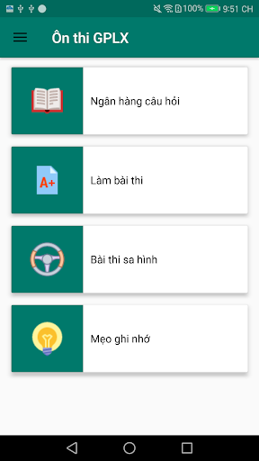 450 Câu hỏi sát hạch lái xe Screen 2
