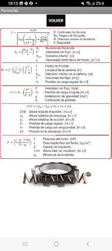 Calculo de Bombas de agua