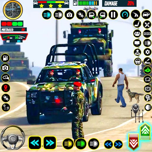 Army Truck Simulator Game 2024 Logo
