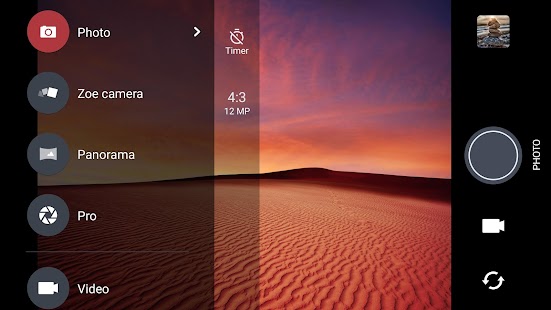 HTC Kamera Screenshot