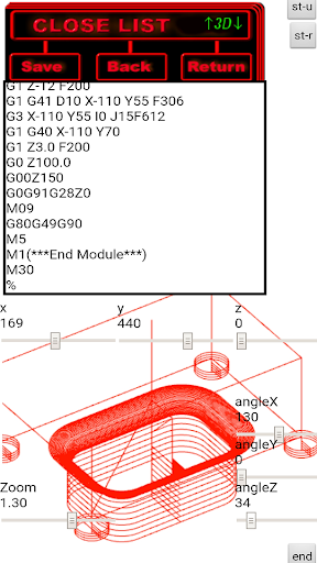 Android application SmartMMCNC screenshort