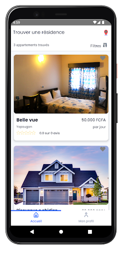 Android application Allo Maison screenshort