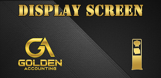 Golden Display Screen