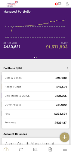 Android application JCWealth screenshort