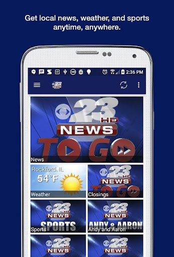 Android application WIFR News screenshort