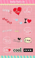 screenshot of Stamp Pack: Message