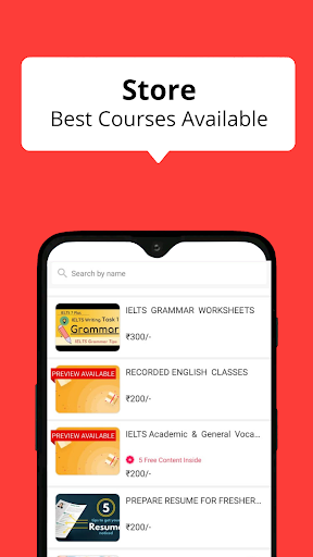 Android application The English School screenshort