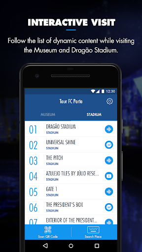 Android application FC Porto Museum & Tour screenshort