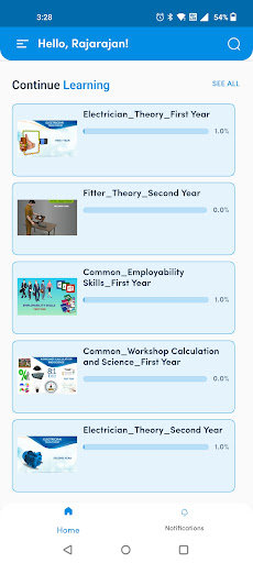 SKILL PAGE Screen 3