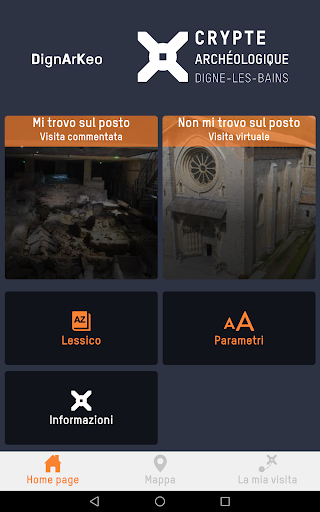Android application DignArKeo IT screenshort