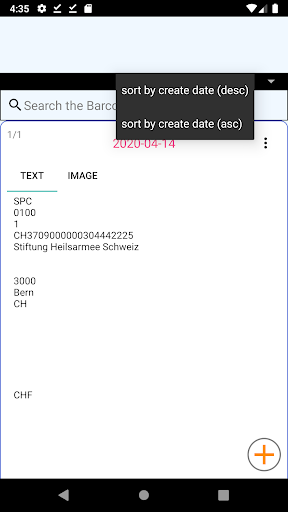 Barcode Wallet Screen 3