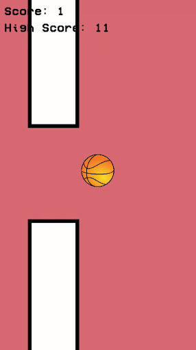 Flappy Basketball Screen 2