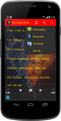 New Age MUSIC Radio Screen 2