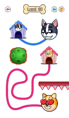 Connect Love Doge: Draw Puzzle - Screenshot 3