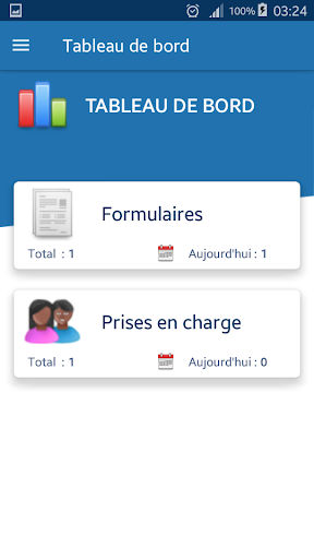 Android application VBG Collect screenshort