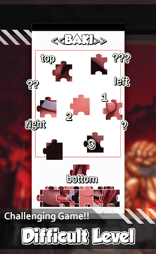 Baki Hanma Puzzle Game Anime