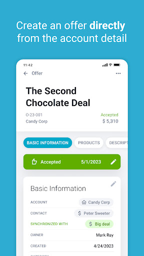 Screenshot of RAYNET CRM