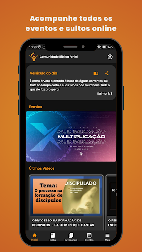 Android application Comunidade Bíblica Peniel screenshort