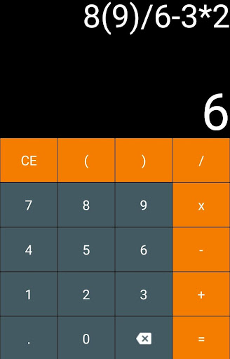Android application Calculator screenshort
