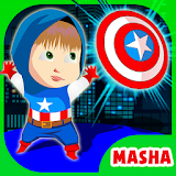 Masha Captain Hero Kids icon