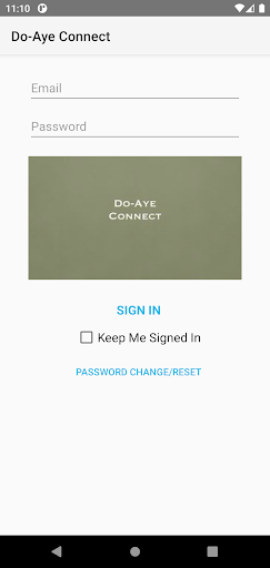 Android application Do-Aye Connect screenshort