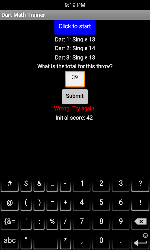 Darts - 01 Math Trainer