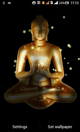 Buddha Fireflie Live Wallpaper Screen 2