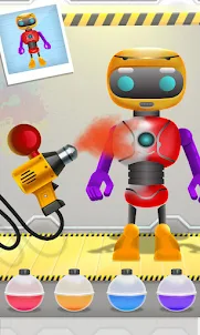 robot fábrica juguete hacedor