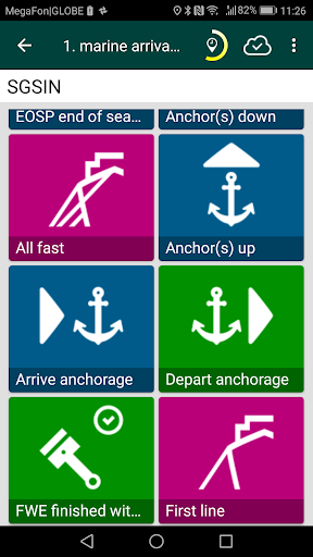 arl Marine Timesheet Screen 2