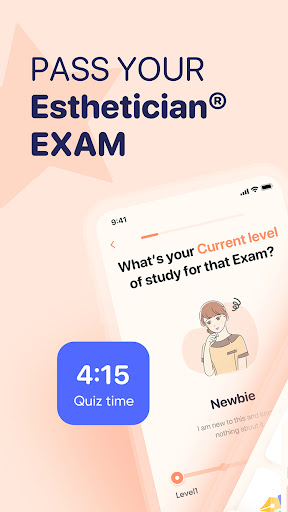 Android application Esthetician Exam Prep 2024 screenshort