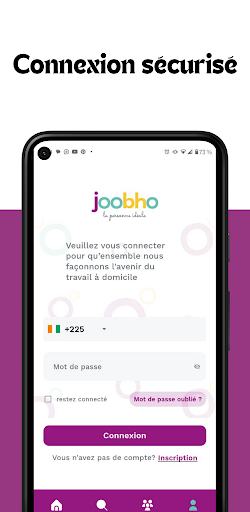 Android application Joobho screenshort