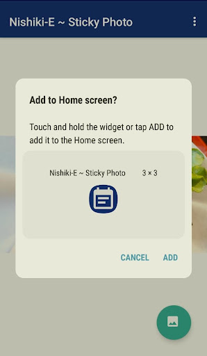 Simple photo frame widget - Ni Screen 2