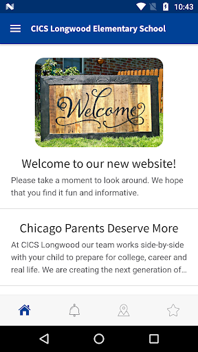 Android application CICS Longwood screenshort