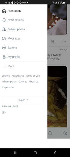 Android application Kivu Talk Social Media Friends screenshort