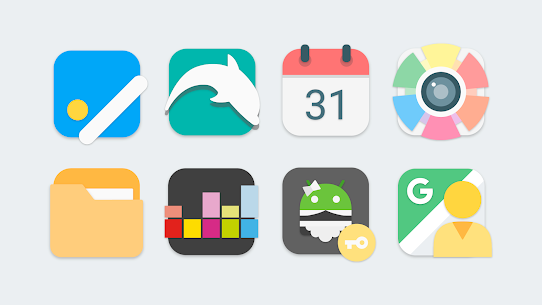 Flat Evo Icon Pack APK (وصله‌شده/کامل) 5