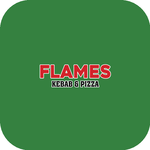 Flames Kebab Pizza Chicken logo