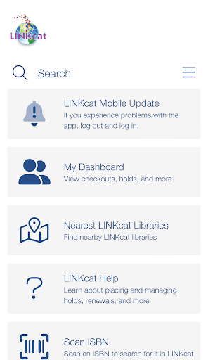 Screenshot of LINKcat Mobile
