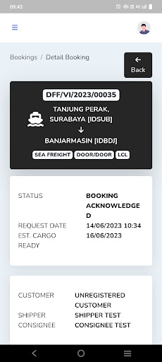 Forwarder Screen 3
