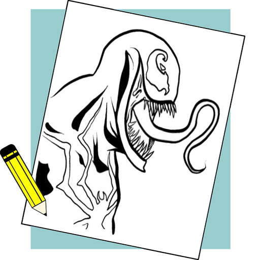 How To Draw Superhero Venom