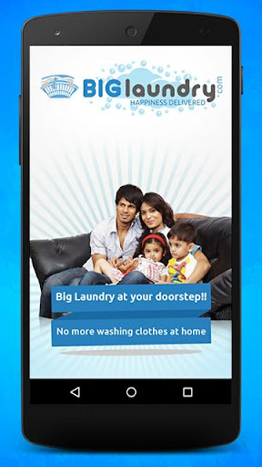 Android application Big Laundry screenshort