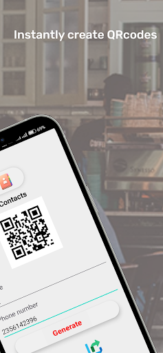ScanGen:QR Scanner & Generator Screen 3