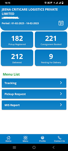 Jeena CRM Screen 2