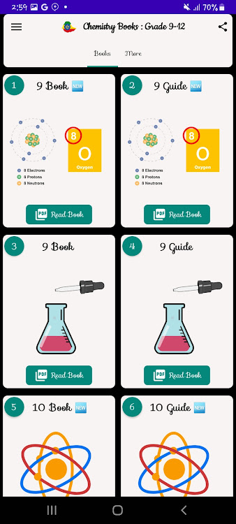 Chemistry Books : Grade 9 - 12 - 6.1.0 - (Android)