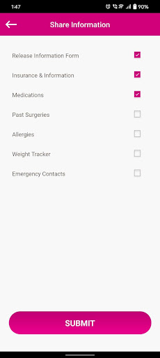 The MobiMed App Screen 3