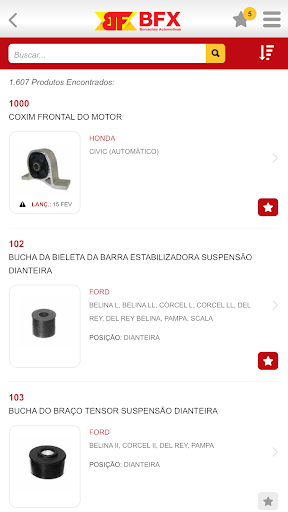 BFX Borrachas Automotivas Screen 3