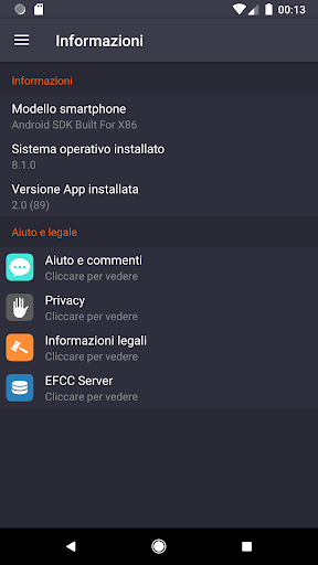 Anteprima dell'app