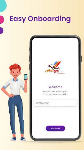Android application Aditya Tuitions screenshort